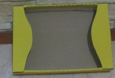 Opakowanie tekturowe składane, wykonane z tektury - mikrofali jednostronnie białej