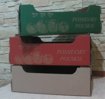 Opakowania tekturowe na pomidory