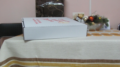 Pudełko, wykrój składany na zapiekanki