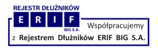 Rejestr dłużników ERIF